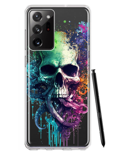 Samsung Galaxy Note 20 Ultra Fantasy Octopus Tentacles Skull Hybrid Protective Phone Case Cover