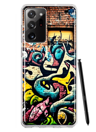 Samsung Galaxy Note 20 Ultra Urban Graffiti Wall Art Painting Hybrid Protective Phone Case Cover