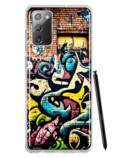 Samsung Galaxy Note 20 Urban Graffiti Wall Art Painting Hybrid Protective Phone Case Cover