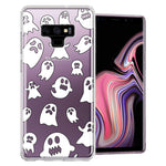 Samsung Galaxy Note 9 Halloween Spooky Ghost Design Double Layer Phone Case Cover