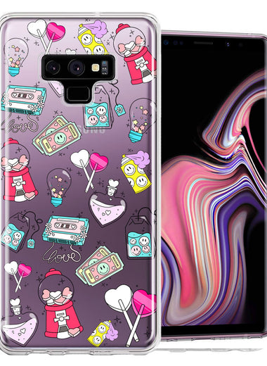 Samsung Galaxy Note 9 Valentine's Day Candy Feels like Love Hearts Double Layer Phone Case Cover