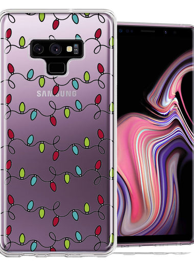 Samsung Galaxy Note 9 Vintage Christmas Lights Design Double Layer Phone Case Cover