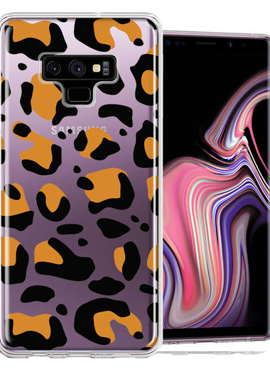 Samsung Galaxy Note 9 Classic Animal Wild Leopard Jaguar Print Double Layer Phone Case Cover
