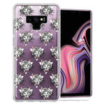 Samsung Galaxy Note 9 Fierce Tiger Polkadots Design Double Layer Phone Case Cover