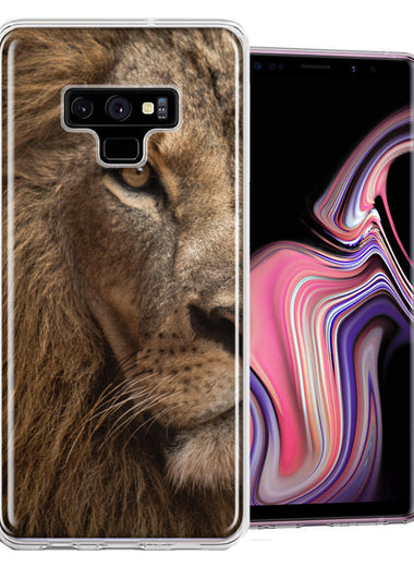 Samsung Galaxy Note 9 Lion Face Nosed Design Double Layer Phone Case Cover
