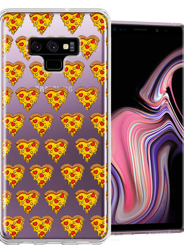Samsung Galaxy Note 9 Pizza Hearts Polka dots Design Double Layer Phone Case Cover