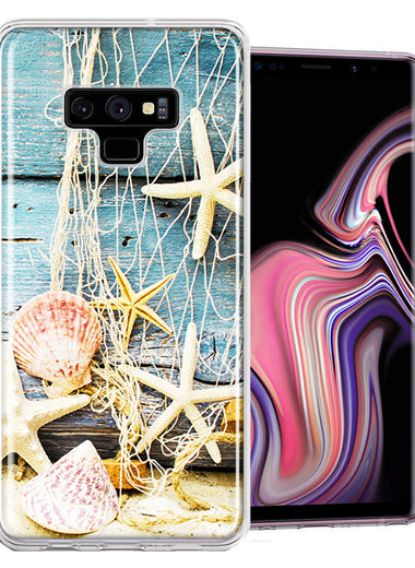Samsung Galaxy Note 9 Starfish Net Design Double Layer Phone Case Cover
