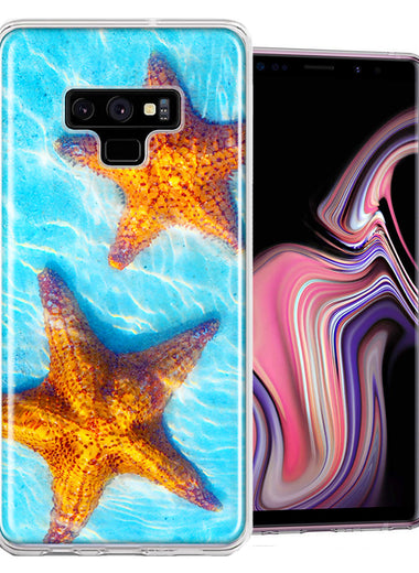 Samsung Galaxy Note 9 Ocean Starfish Design Double Layer Phone Case Cover