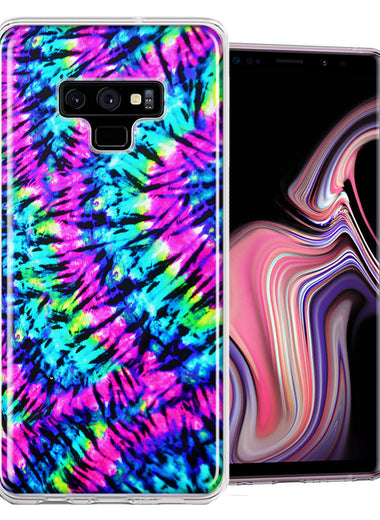 Samsung Galaxy Note 9 Hippie Tie Dye Design Double Layer Phone Case Cover
