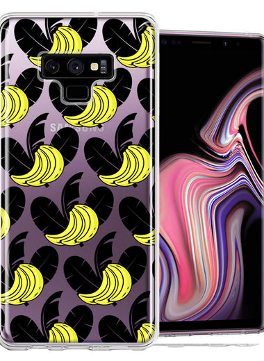 Samsung Galaxy Note 9 Tropical Bananas Design Double Layer Phone Case Cover
