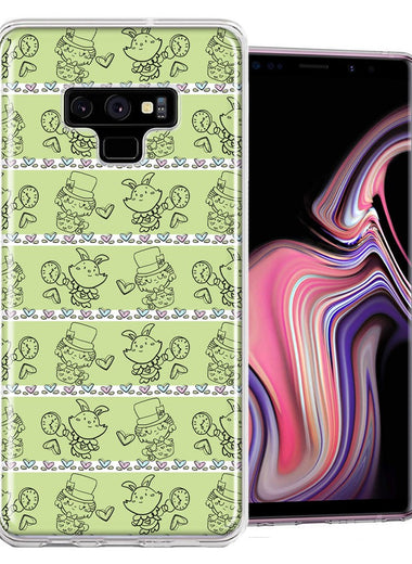 Samsung Galaxy Note 9 Wonderland Hatter Rabbit Design Double Layer Phone Case Cover