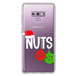 Samsung Galaxy Note 9 Christmas Funny Couples Chest Nuts Ornaments Hybrid Protective Phone Case Cover