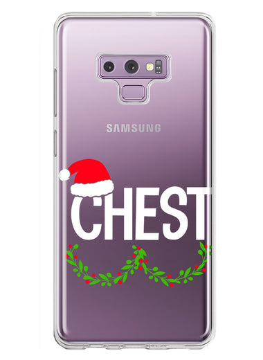Samsung Galaxy Note 9 Christmas Funny Ornaments Couples Chest Nuts Hybrid Protective Phone Case Cover