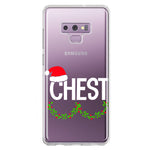 Samsung Galaxy Note 9 Christmas Funny Ornaments Couples Chest Nuts Hybrid Protective Phone Case Cover