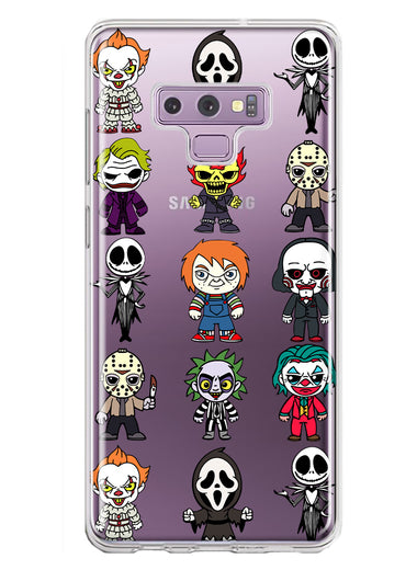 Samsung Galaxy Note 9 Cute Classic Halloween Spooky Cartoon Characters Hybrid Protective Phone Case Cover