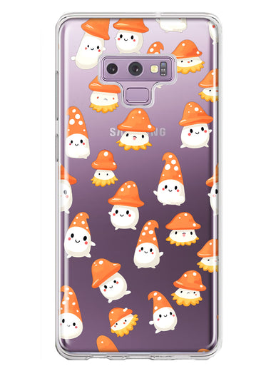 Samsung Galaxy Note 9 Cute Cartoon Mushroom Ghost Characters Hybrid Protective Phone Case Cover