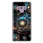 Samsung Galaxy Note 9 Mandala Geometry Abstract Multiverse Pattern Hybrid Protective Phone Case Cover