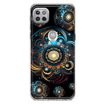 Motorola Moto One 5G Mandala Geometry Abstract Multiverse Pattern Hybrid Protective Phone Case Cover