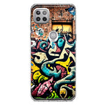 Motorola Moto One 5G Urban Graffiti Wall Art Painting Hybrid Protective Phone Case Cover