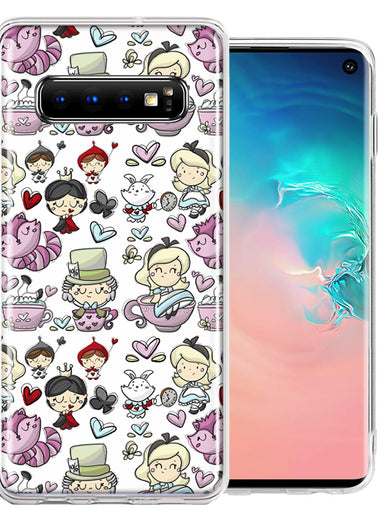 Samsung Galaxy S10 Plus Wonderland Design Double Layer Phone Case Cover