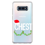 Samsung Galaxy S10e Christmas Funny Ornaments Couples Chest Nuts Hybrid Protective Phone Case Cover