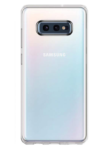Samsung Galaxy S10e Clear Shockproof Heavy Duty Double Layer Dual Hybrid Protective Phone Case Cover