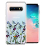 Samsung Galaxy S10 Plus Country Dried Flowers Design Double Layer Phone Case Cover