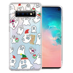 Samsung Galaxy S10 Plus Halloween Christmas Ghost Design Double Layer Phone Case Cover