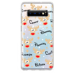 Samsung Galaxy S10 Plus Red Nose Reindeer Christmas Winter Holiday Hybrid Protective Phone Case Cover