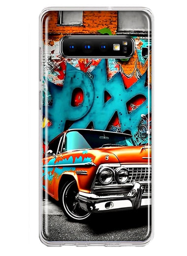 Samsung Galaxy S10 Plus Lowrider Painting Graffiti Art Hybrid Protective Phone Case Cover