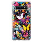 Samsung Galaxy S10 Psychedelic Trippy Butterflies Pop Art Hybrid Protective Phone Case Cover