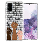 Samsung Galaxy S20 BLM Equality Stand With You Double Layer Phone Case Cover