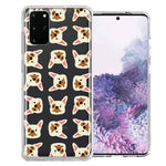 Samsung Galaxy S20 Frenchie Bulldog Polkadots Design Double Layer Phone Case Cover