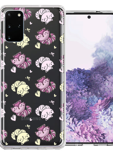 Samsung Galaxy S20 Plus Cheshire Cat Design Double Layer Phone Case Cover