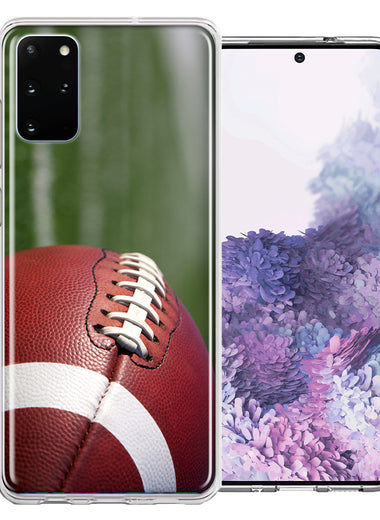 Samsung Galaxy S20 Plus Football Design Double Layer Phone Case Cover