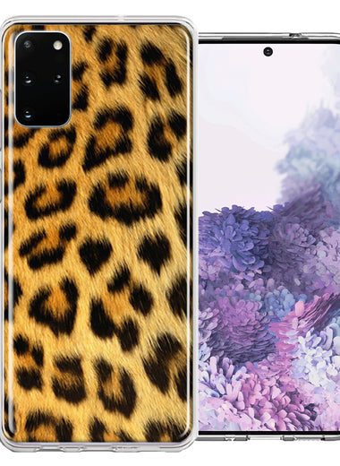 Samsung Galaxy S20 Plus Classic Leopard Design Double Layer Phone Case Cover