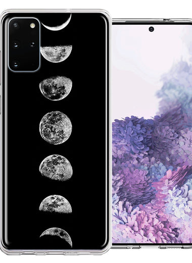 Samsung Galaxy S20 Plus Moon Transitions Design Double Layer Phone Case Cover