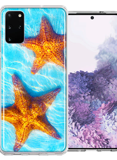 Samsung Galaxy S20 Plus Ocean Starfish Design Double Layer Phone Case Cover