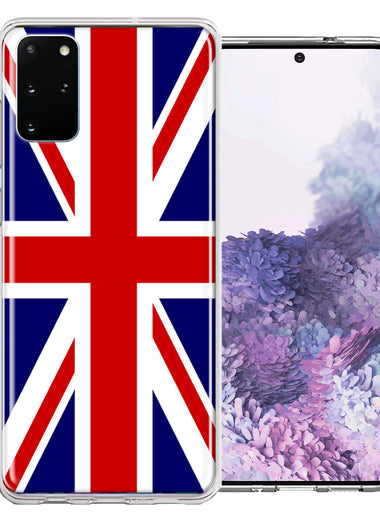 Samsung Galaxy S20 Plus UK England British Flag Design Double Layer Phone Case Cover