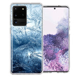 Samsung Galaxy S20 Ultra Blue Ice Design Double Layer Phone Case Cover