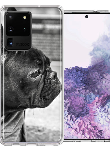 Samsung Galaxy S20 Ultra French Bulldog Design Double Layer Phone Case Cover