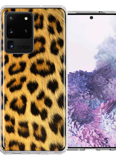 Samsung Galaxy S20 Ultra Classic Leopard Design Double Layer Phone Case Cover