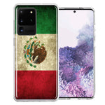Samsung Galaxy S20 Ultra Mexico Flag Design Double Layer Phone Case Cover