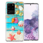 Samsung Galaxy S20 Ultra Seashell Wind chimes Design Double Layer Phone Case Cover