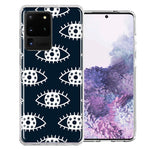 Samsung Galaxy S20 Ultra Starry Evil Eyes Design Double Layer Phone Case Cover
