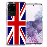 Samsung Galaxy S20 Ultra UK England British Flag Design Double Layer Phone Case Cover