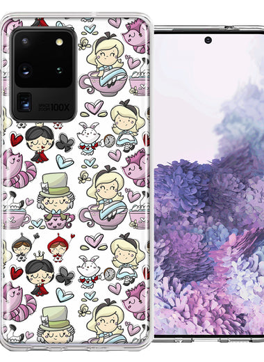 Samsung Galaxy S20 Ultra Wonderland Design Double Layer Phone Case Cover