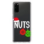Samsung Galaxy S20 Christmas Funny Couples Chest Nuts Ornaments Hybrid Protective Phone Case Cover
