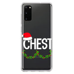 Samsung Galaxy S20 Christmas Funny Ornaments Couples Chest Nuts Hybrid Protective Phone Case Cover