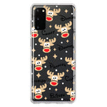 Samsung Galaxy S20 Red Nose Reindeer Christmas Winter Holiday Hybrid Protective Phone Case Cover